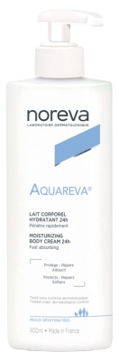 Noreva Aquareva Feuchtigkeitsspendende Körpermilch 24 Stunden 400 ml