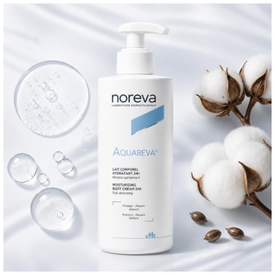 Noreva Aquareva Lait Corporel Hydratant 24H 400 ml