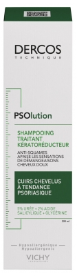 Vichy Dercos PSOlution Shampoing Traitant Kératoréducteur Cuirs Chevelus à Tendance Psoriasique 200 ml