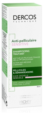 Vichy Dercos Shampoing Traitant Antipelliculaire Sensitive 200 ml