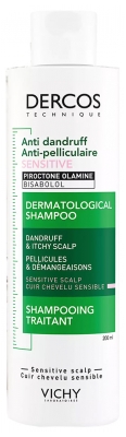 Vichy Dercos Shampoing Traitant Antipelliculaire Sensitive 200 ml