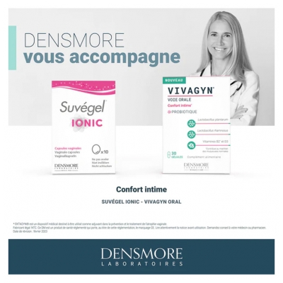 Densmore Suvégel Ionic 10 Capsules Vaginales
