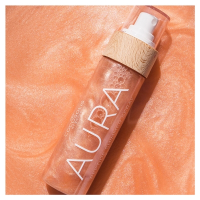 Cocosolis Choco Opalovací olej 110 ml + Aura Lesklý sprej s peptidy 100 ml