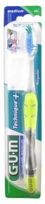 GUM Brosse à Dents Technique+ 492 - Couleur : Vert 1