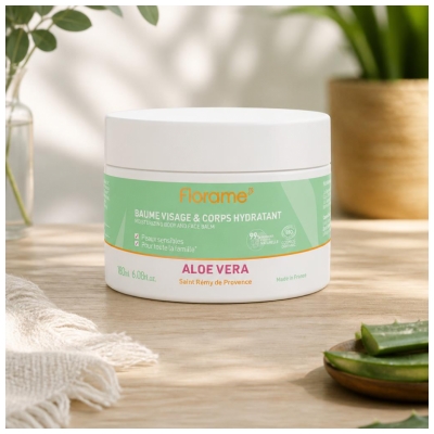 Florame Bálsamo Rosto & Corpo Hidratante Aloé Vera Bio 180 ml