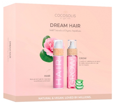 Cocosolis Hair Lasno Olje Maska 3v1 110 ml + Grow Lasni Serum za Hitro Rast 110 ml