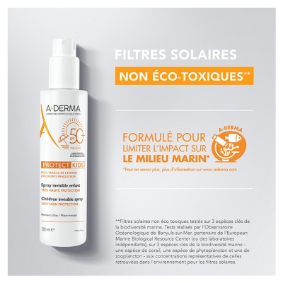 A-DERMA Protect Kids Spray Invisible Enfant SPF50+ 200 ml