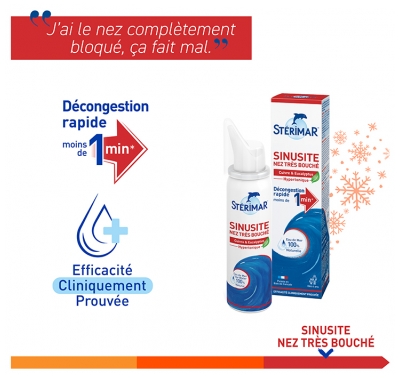 Stérimar Sinusite Nez Très Bouché 50 ml