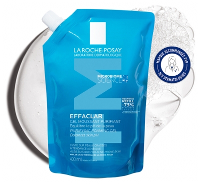 La Roche-Posay Effaclar Gel Moussant Purifiant Recharge 400 ml