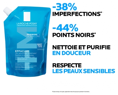 La Roche-Posay Effaclar Gel Moussant Purifiant Recharge 400 ml