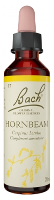 Oriģinālās Baha ziedu esences Hornbean 20 ml