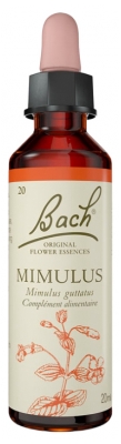 Oriģinālās Baha ziedu esences Mimulus 20 ml