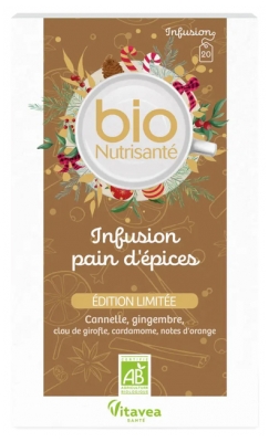 Vitavea Bionutrisanté Infusie Peperkoek Limited Edition Bio 20 Zakjes