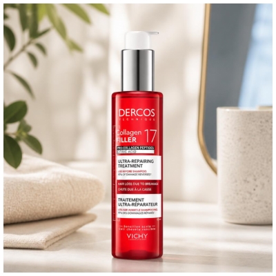 Vichy Dercos Collagen Filler 17 Ultra-Reparerande Behandling 150 ml