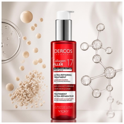 Vichy Dercos Collagen Filler 17 Ultra-Reparerande Behandling 150 ml
