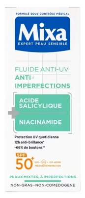 Mixa Anti-UV Anti-Blemish Fluid SPF50+ 40 ml
