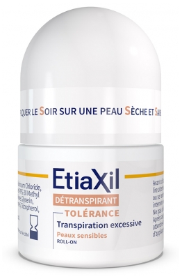 Etiaxil Détranspirant Tolérance Aisselles Peaux Sensibles Roll-On 15 ml