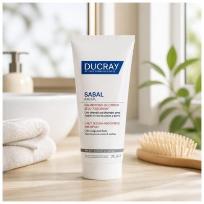 Ducray Sabal Argeal Denní šampon absorbující maz 200 ml