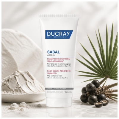Ducray Sabal Argeal Denní šampon absorbující maz 200 ml