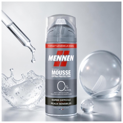 Mennen Scheerschuim Extra Bescherming Moeilijke Baard 250 ml