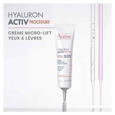 Avène Hyaluron Activ Procédure Retinal Crème Micro-Lift Yeux & Lèvres 15 ml