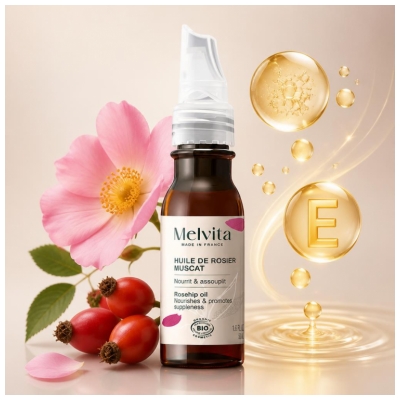 Melvita Óleo de Rosa Mosqueta Bio 50 ml