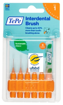 TePe 6 Interdentalbürsten - Größe: Größe 1