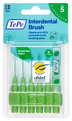 TePe 6 Interdentalbürsten - Größe: Größe 5