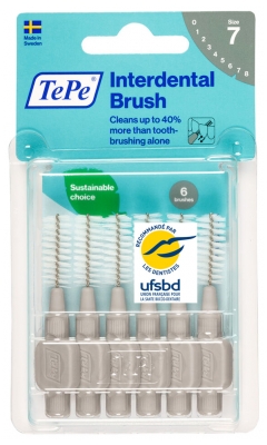 TePe 6 Interdentalbürsten - Größe: 7