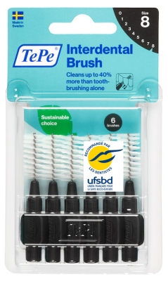 TePe 6 Interdentalbürsten - Größe: 8