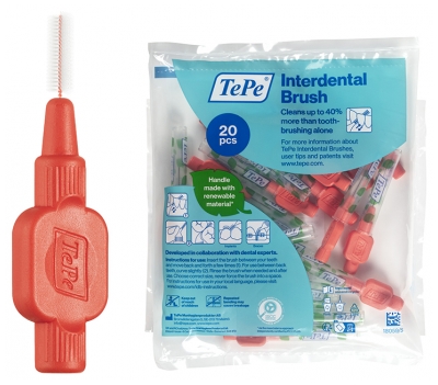 TePe Extra Zachte Interdentale Ragers 20 Stuks - Maat: 2 : 0,5 mm