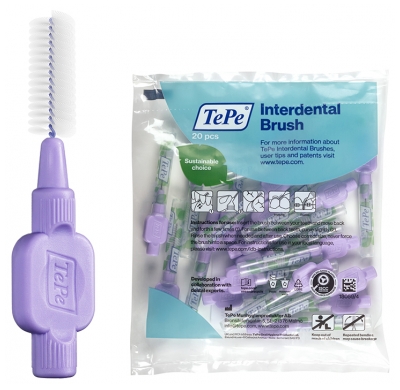 TePe 20 Spazzolini da Denti Extra Morbidi - Dimensione: 6 : 1,1 mm