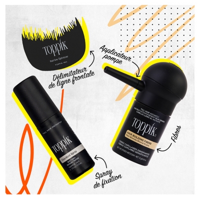 Toppik Fibres Capillaires Densifiantes 12 g - Teinte : Brun