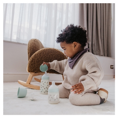 Suavinex Birdies New Born Essentials -setti - Väri: Vihreä