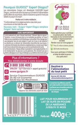 Guigoz Expert Diagoz 0 à 12 Mois 400 g