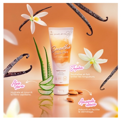 Les Secrets de Loly Lait Capillaire Smoothie Vanille Ylang 250 ml