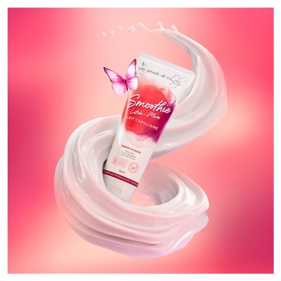 Les Secrets de Loly Lait Capillaire Smoothie Litchi-Mûre 250 ml