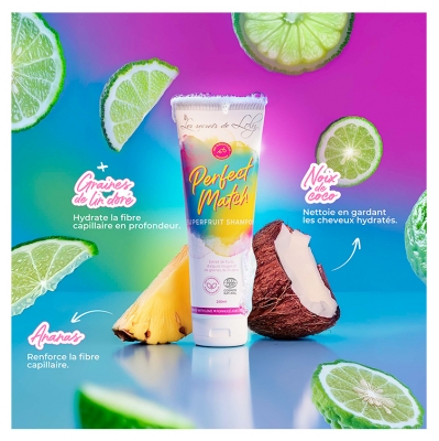 Les Secrets de Loly Shampoing Superfruit Perfect Match Bio 250 ml