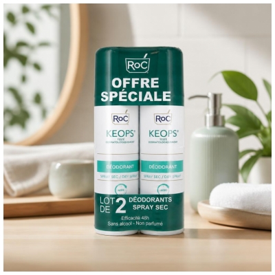 RoC Keops „Dry Spray“ dezodorantas 2 x 150 ml