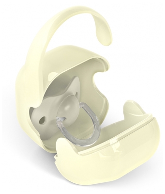 Suavinex Birdies Porte Sucettes 0 Mois et + - Couleur : Beige