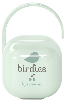Suavinex Birdies Suzetier 0 Luni și + - Culoare: Verde