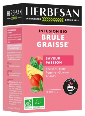 Herbesan Infusion Brûle-Graisse Bio 20 Sachets