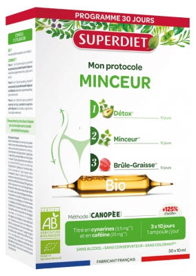 Superdiet Protocolo Adelgazante Bio 30 Ampollas