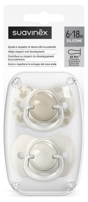 Suavinex Birdies 2 Pacifiers With Symmetrical Teats SX Pro 6 to 18 Months