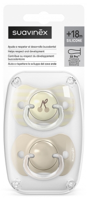 Suavinex Birdies 2 Pacifiers With Symmetrical Teats SX Pro 18 Months and up