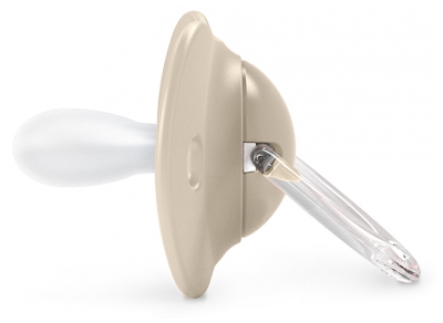 Suavinex Chupetes 2 con Tetina Simétrica SX Pro 0 a 6 Meses - Color: Beige