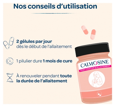 Calmosine Post-Partum & Allaitement 60 Gélules