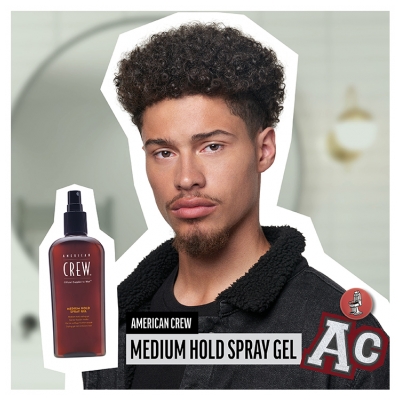 American Crew Gel de Peinado en Spray de Fijación Media y Fijación Suave 250 ml
