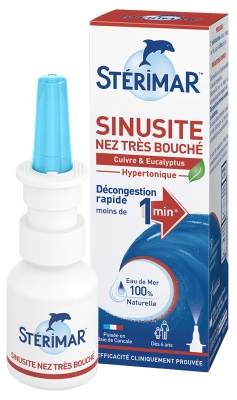 Stérimar Sinusite Nez Très Bouché Spray Valve 20 ml
