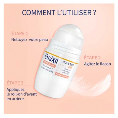 Etiaxil Déodorant Douceur 24H Roll-On 50 ml